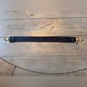 Canvelle black/brown shoulder strap